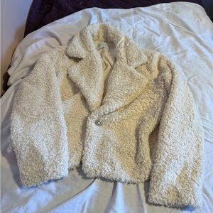 Jessica Simpson Cream Teddy Jacket